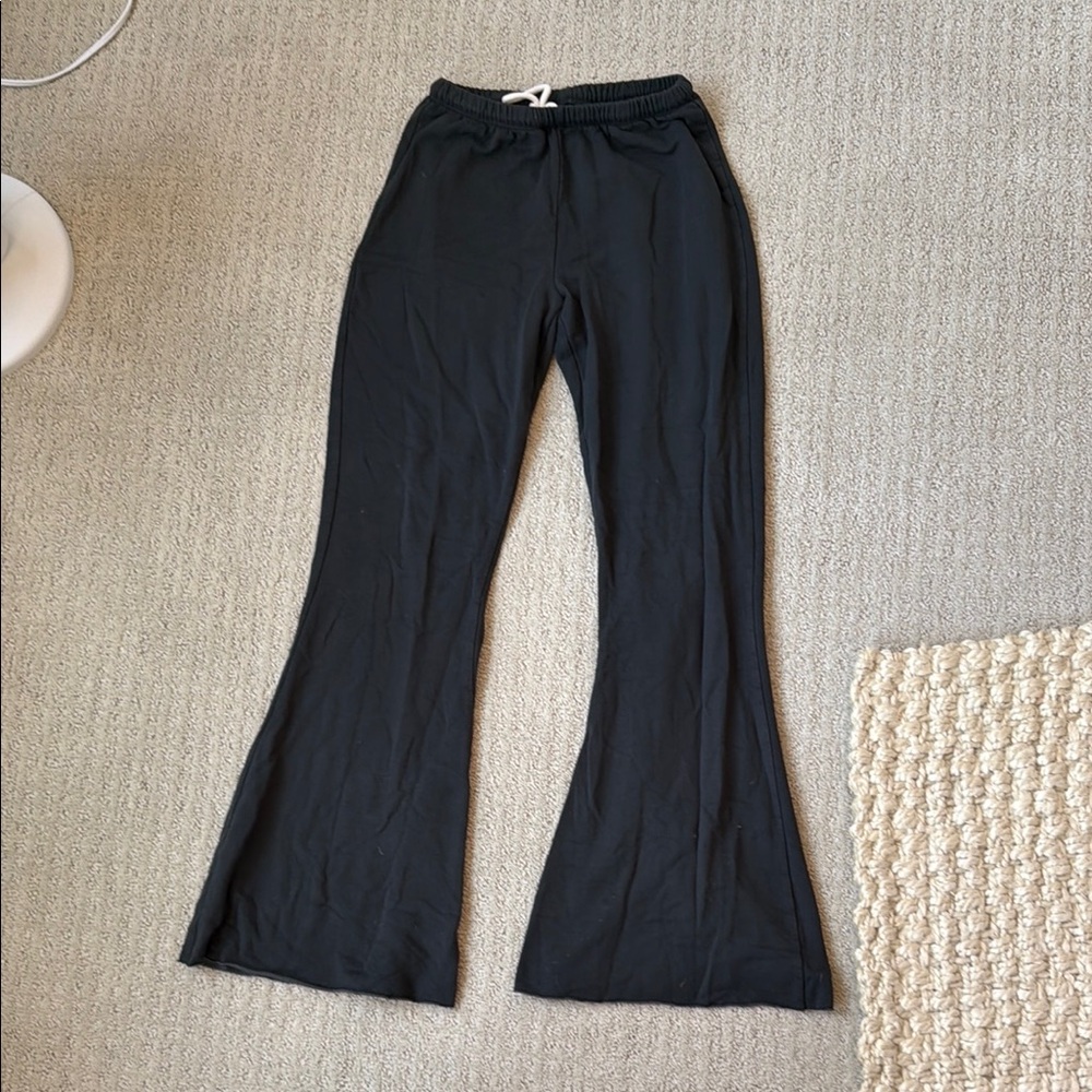 Black Aerie Flared sweatpants